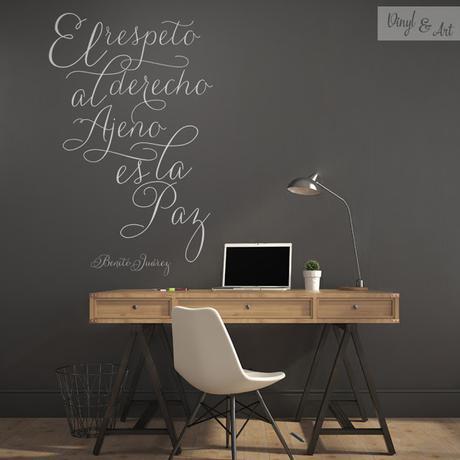 Vinilos adhesivos decorativos frases