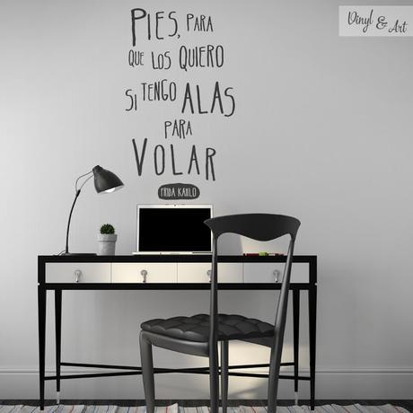 Vinilos adhesivos decorativos frases