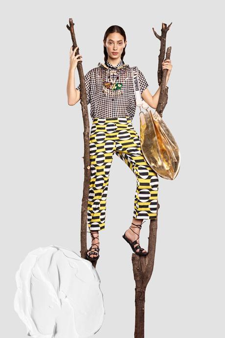 vichy checks and optical geometrical prints 