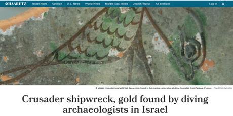 Encontrada nave de los cruzados en Acre.