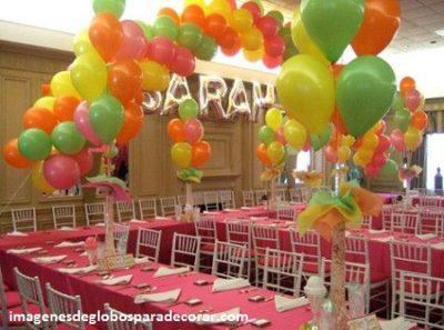 como decorar globos para cumpleaños decoracion