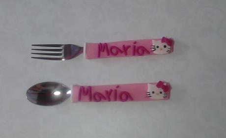 Bolsita y cubiertos a juego