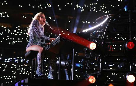 Lady Gaga en el super bowl 2017 Patriots v Atlanta Falcons