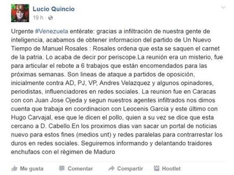 Complot entre Manuel Rosales y Leocenis García contra la oposición. Lea lo que dice  (@LucioQuincioC)