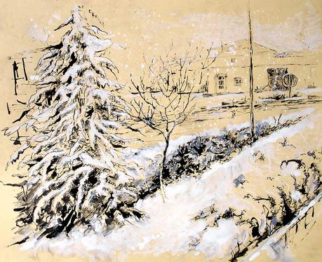 Dibujos con tintas. Plumillas y estilográfica