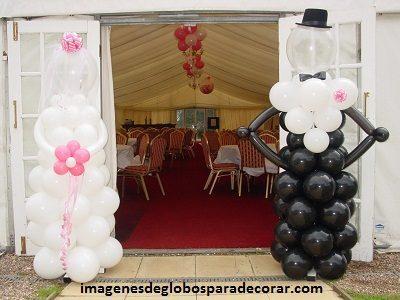figuras de globos para bodas imagenes