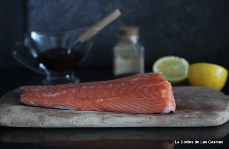 Salmón Glaseado en Salsa Hoisin