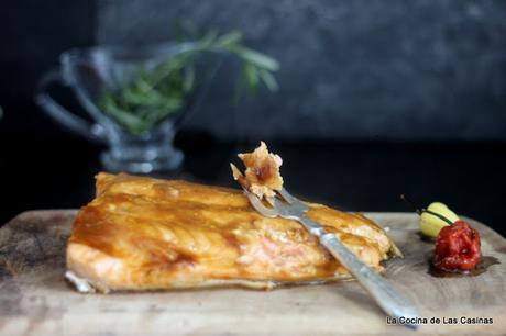 Salmón Glaseado en Salsa Hoisin
