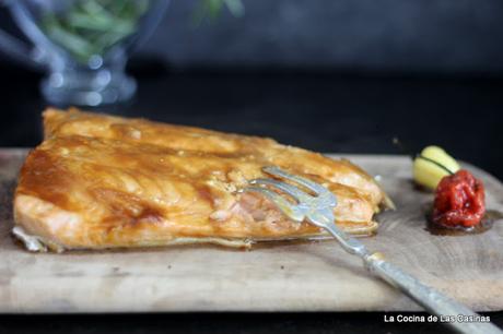 Salmón Glaseado en Salsa Hoisin