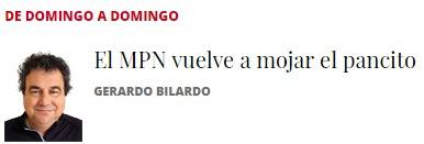 El MPN vuelve a mojar el pancito