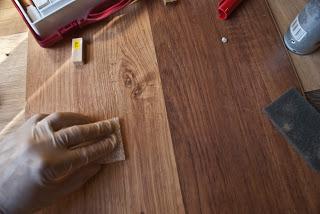 reparar golpes en tarima laminada