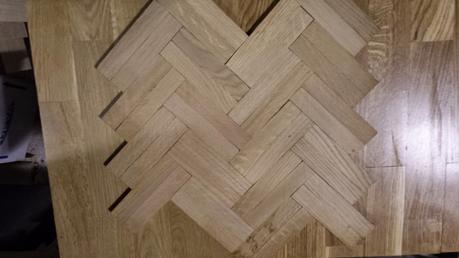 parquet Damero de espigilla doble