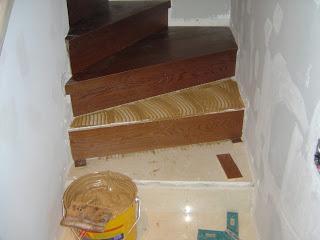 revestir una escalera con parquet o laminado