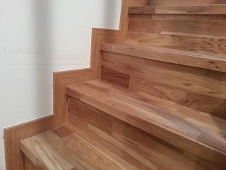 revestir una escalera con parquet o laminado