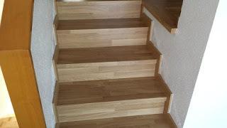 revestir una escalera con parquet o laminado