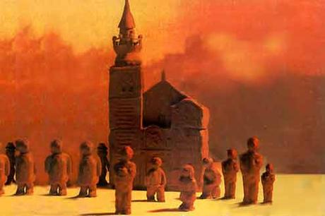 La misa de doce en la Parroquial de Santa María Magdalena