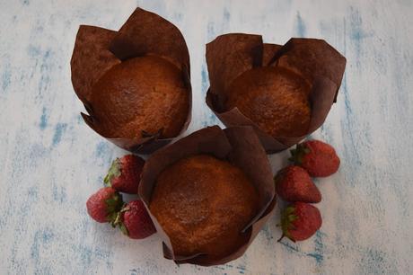 Muffins de Buttermilk y Fresas