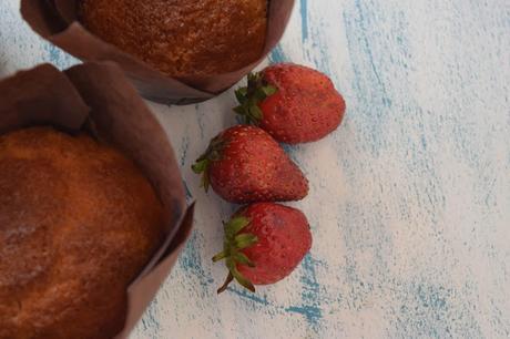 Muffins de Buttermilk y Fresas