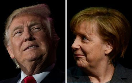 Se avecina el primer cara a cara entre Merkel y Trump