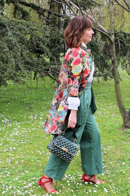 MIS LOOKS- COMBINANDO ROJO Y VERDE CON PUNTO Y APARTE