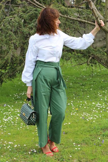 MIS LOOKS- COMBINANDO ROJO Y VERDE CON PUNTO Y APARTE