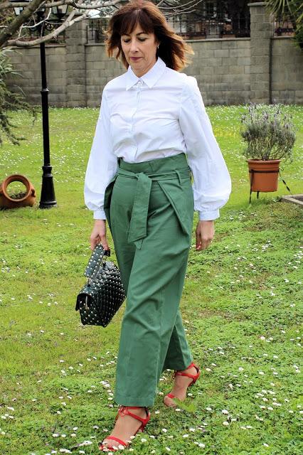MIS LOOKS- COMBINANDO ROJO Y VERDE CON PUNTO Y APARTE