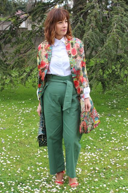 MIS LOOKS- COMBINANDO ROJO Y VERDE CON PUNTO Y APARTE