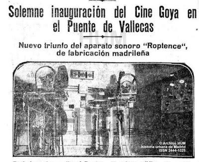 Estudios cinematográficos Roptence. Madrid, 1935