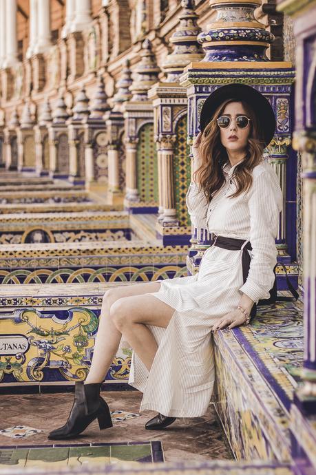 MIDI SHIRT DRESS-- SEVILLA