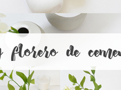 DIY: florero base cemento solo unos minutos animas?