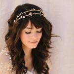 Peinados de novia 2017: Melena suelta con diadema