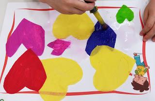 San Valentín o cómo el color para pintar sale de los corazones