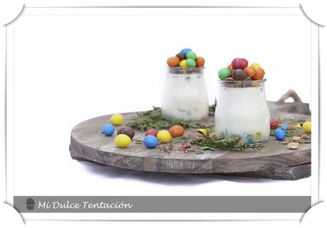 Panna Cotta con M&M