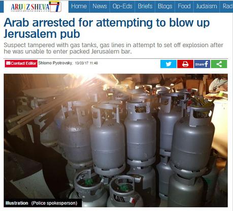 Intentan hacer hacer estallar un pub en Jerusalem