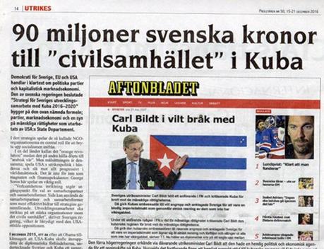 ¿90 millones de coronas suecas para la “sociedad civil” en Cuba?