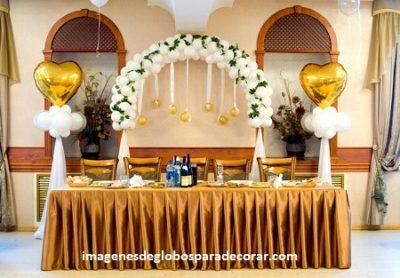 Cuatro imagenes con decoracion con globo para boda original - Paperblog