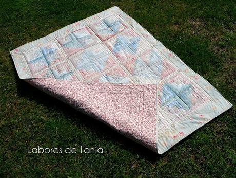 Colcha de Log Cabin