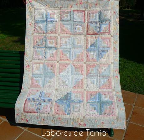 Colcha de Log Cabin