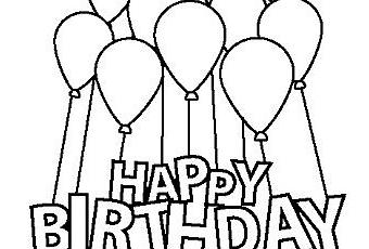 Cuatro Imagenes Con Figuras De Globos Para Colorear E Imprimir Paperblog