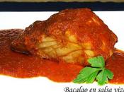 Bacalao salsa vizcaína