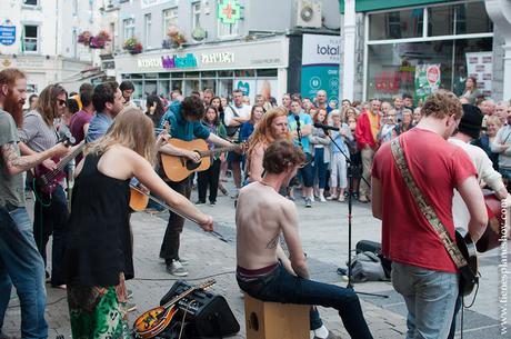 Musica callejera Galway Street Band Irlanda