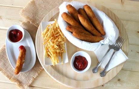 RECETA -  Fingers de pollo con ketchup