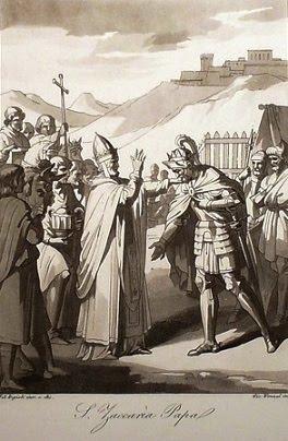 Zacarías, papa, pacífico y santo.