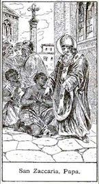 Zacarías, papa, pacífico y santo.