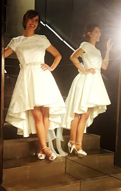 Fitness And Chicness-Vestido de Novia Corto Victoria VMB-6