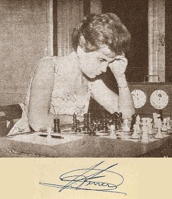 La ajedrecista Pepita Ferrer Lucas