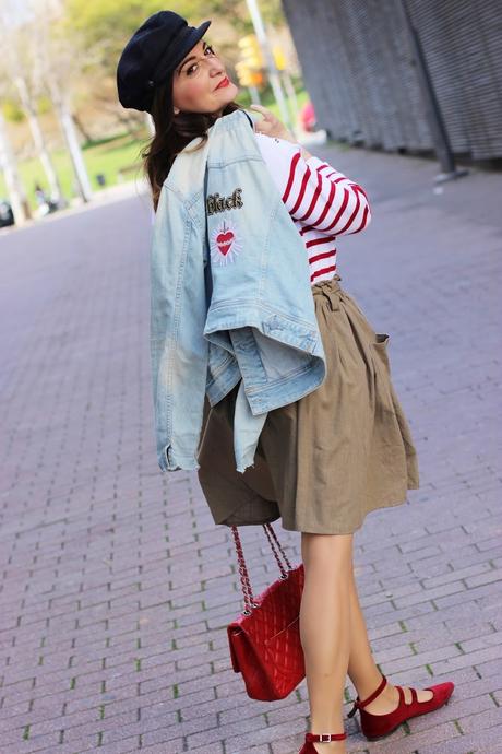 Mi nueva falda color caki de Rosegal