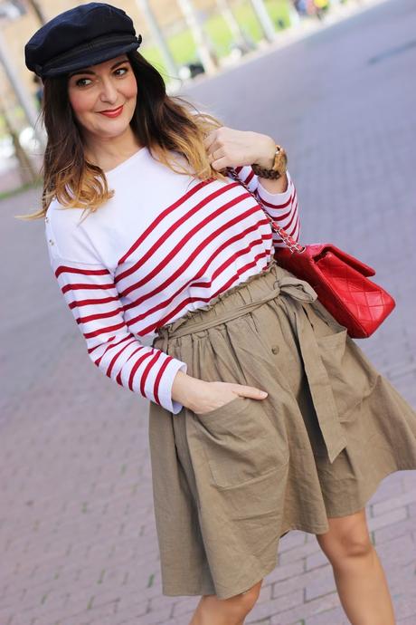 Mi nueva falda color caki de Rosegal