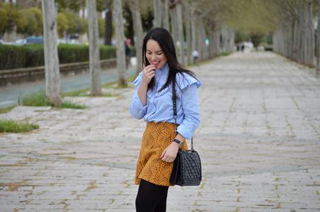 Outfit | Baby blue shirt