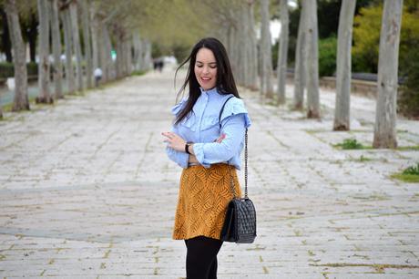 Outfit | Baby blue shirt